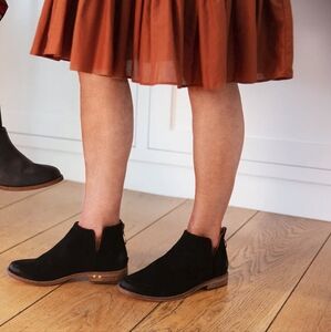 Beek Falcon Black Suede Ankle Boots 7 1/2 NWOT